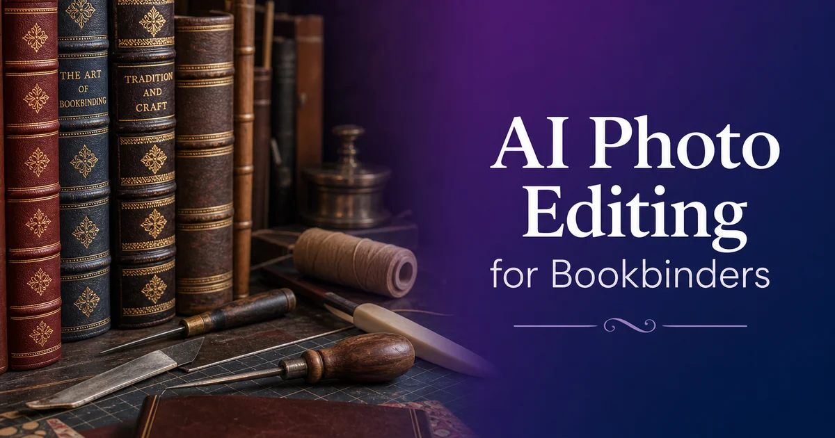 AI Photo Editing for Bookbinders — Magic Eraser