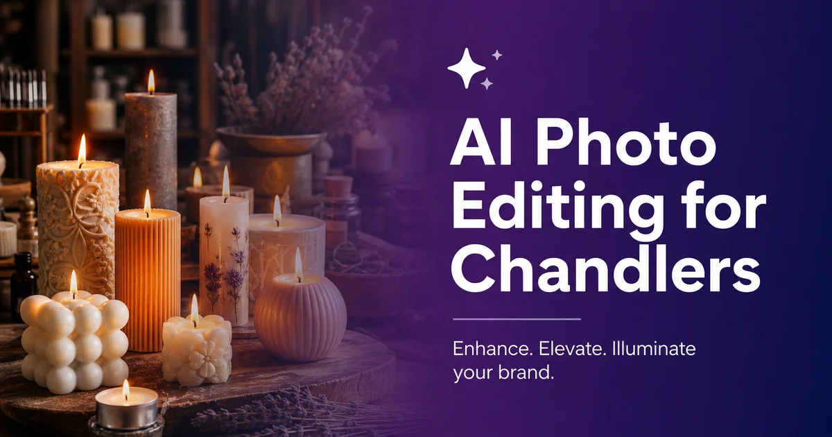 AI Photo Editing for Chandlers: Showcase Handmade Candles — Magic Eraser