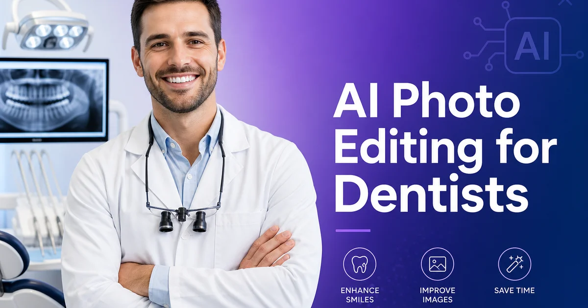 AI Photo Editing for Dentists: Better Clinical Photos, More Patient Trust