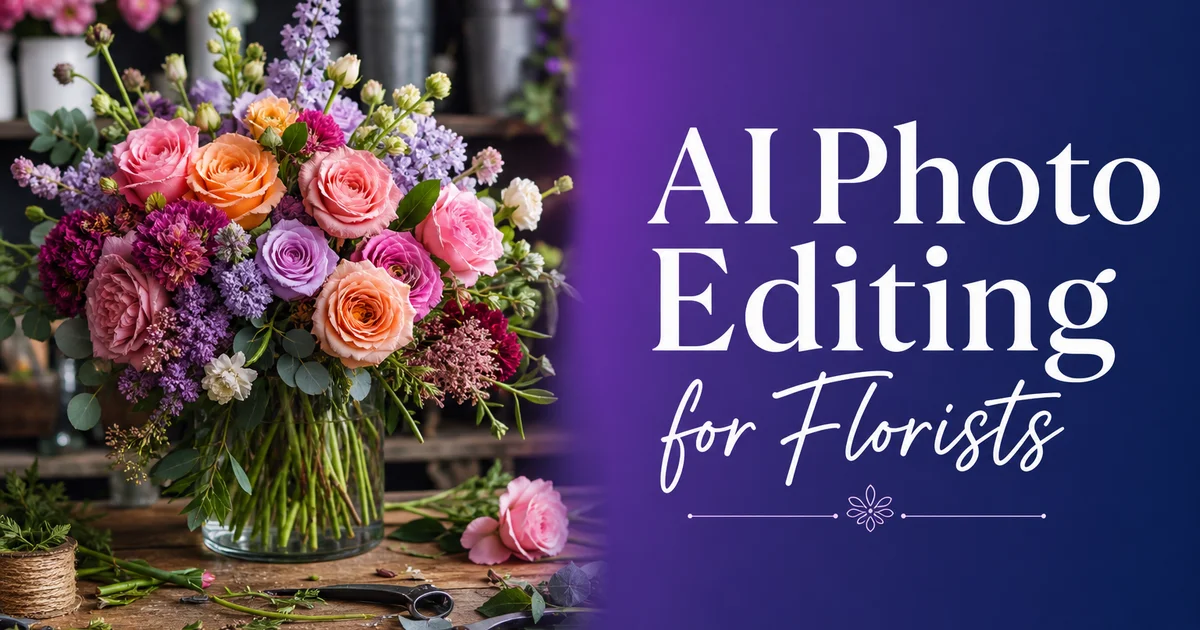 AI Photo Editing for Florists: Showcase Arrangements That Sell