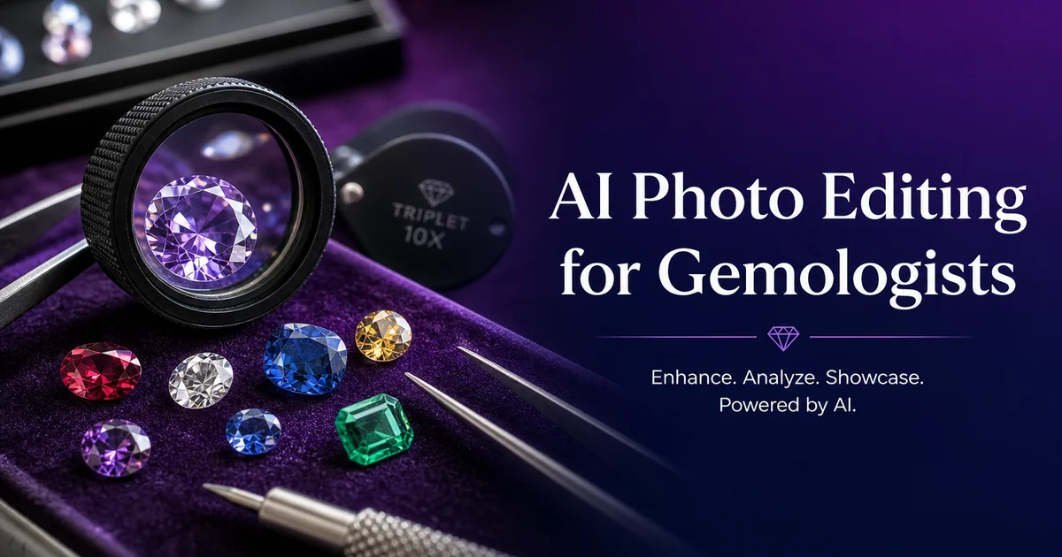 AI Photo Editing for Gemologists: Showcase Gem Quality and Identification — Magic Eraser