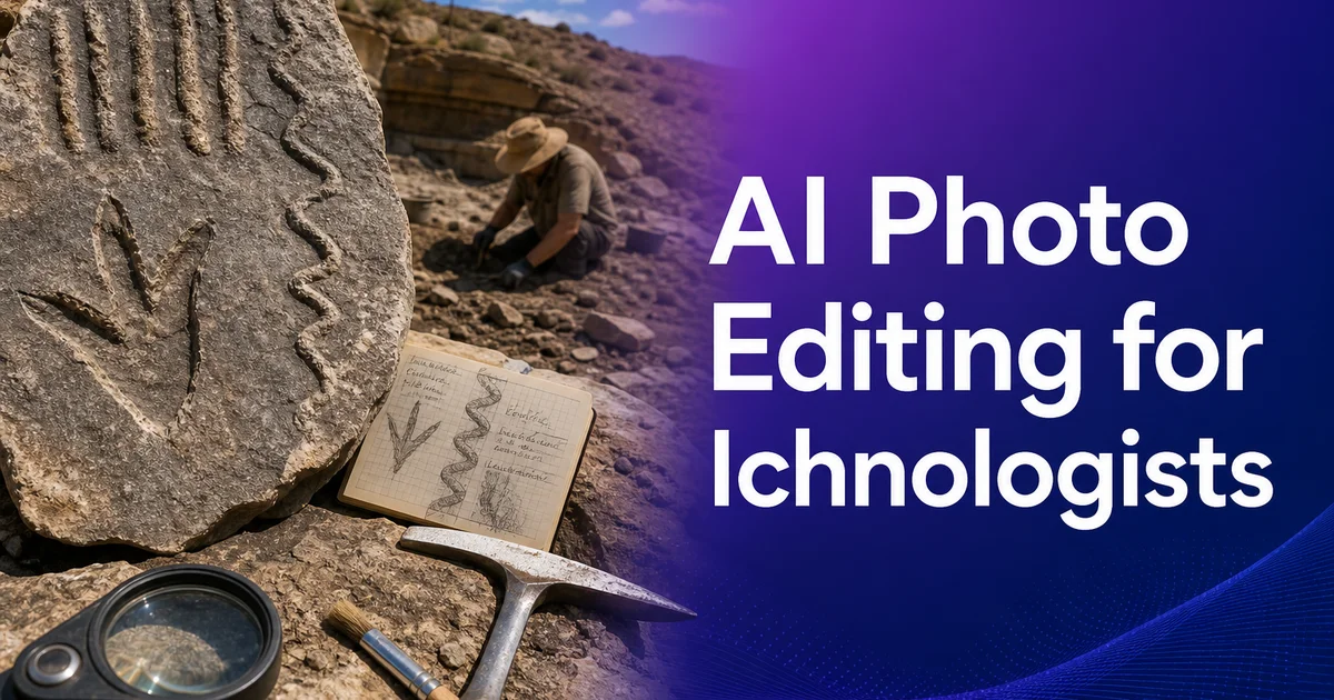 AI Photo Editing for Ichnologists: Document Trace Fossils and Ichnofabrics — Magic Eraser