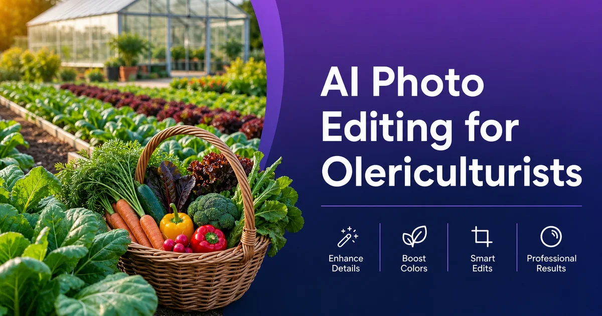 AI Photo Editing for Olericulturists — Magic Eraser