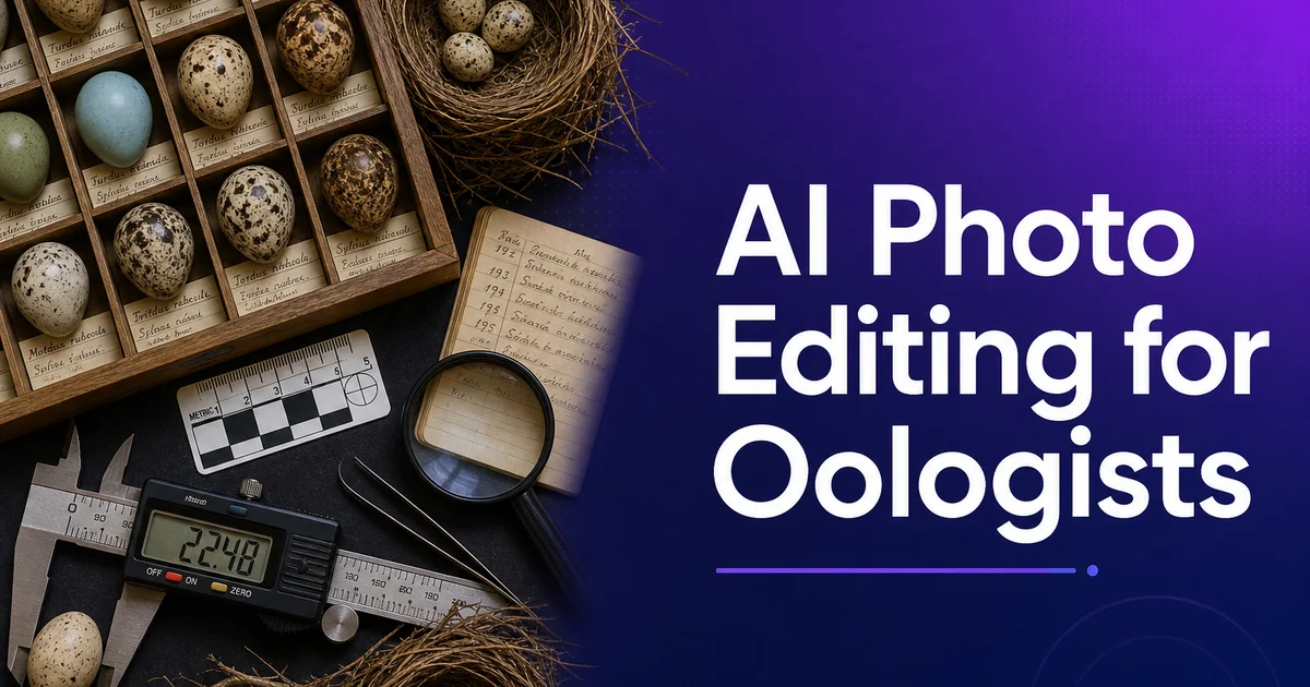 AI Photo Editing for Oologists: Document Egg Specimens with Precision — Magic Eraser