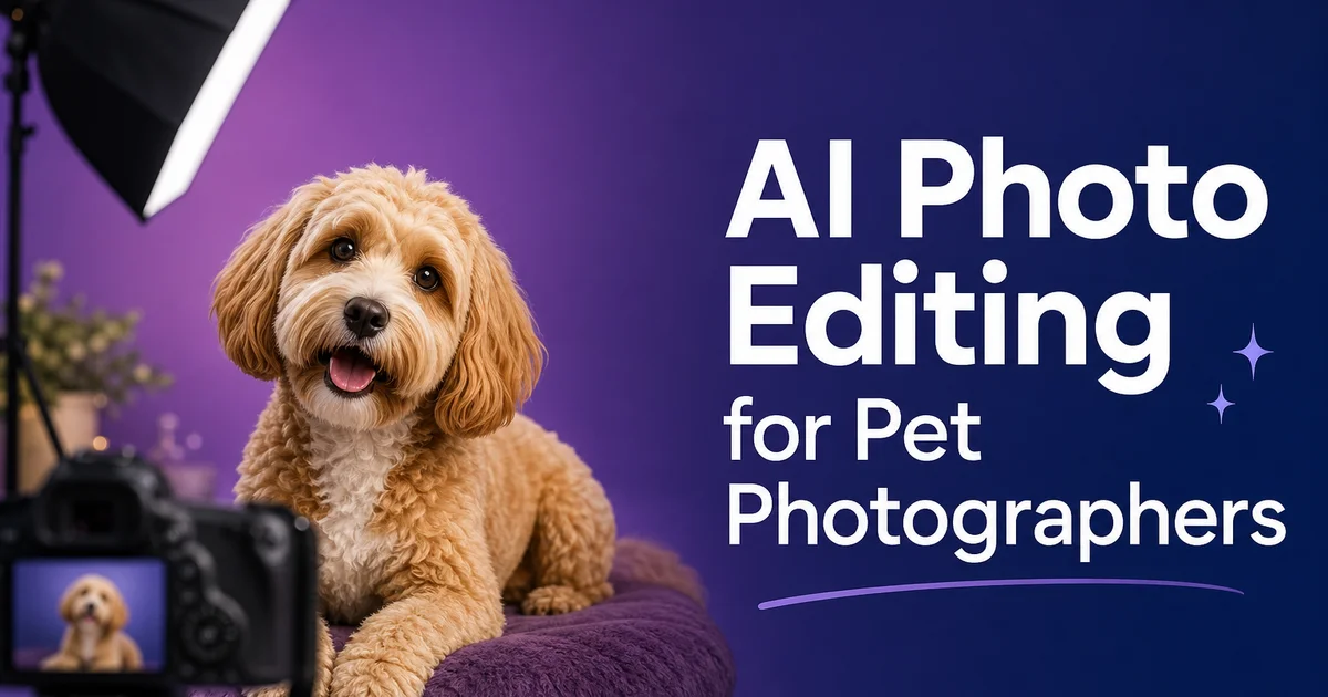 AI Photo Editing for Pet Photographers — Magic Eraser