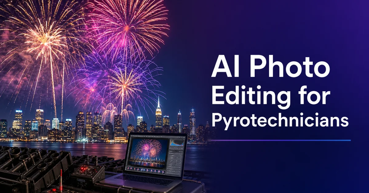 AI Photo Editing for Pyrotechnicians: Showcase Fireworks Displays — Magic Eraser