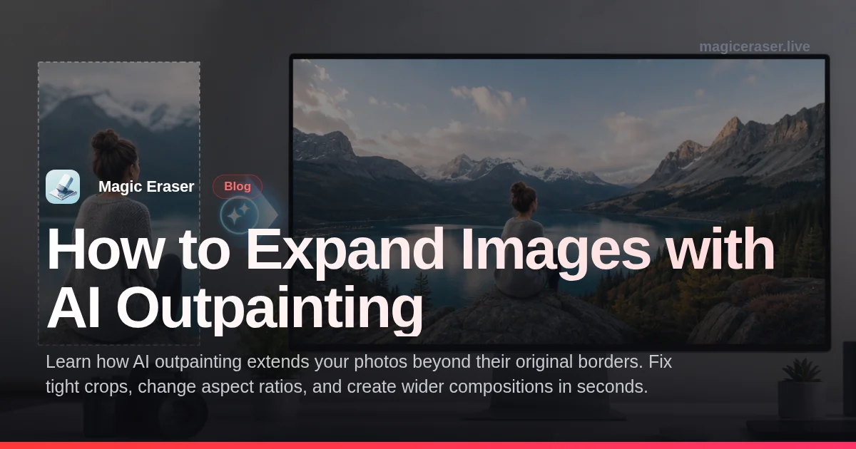 AIアウトペインティングで画像を拡張する方法