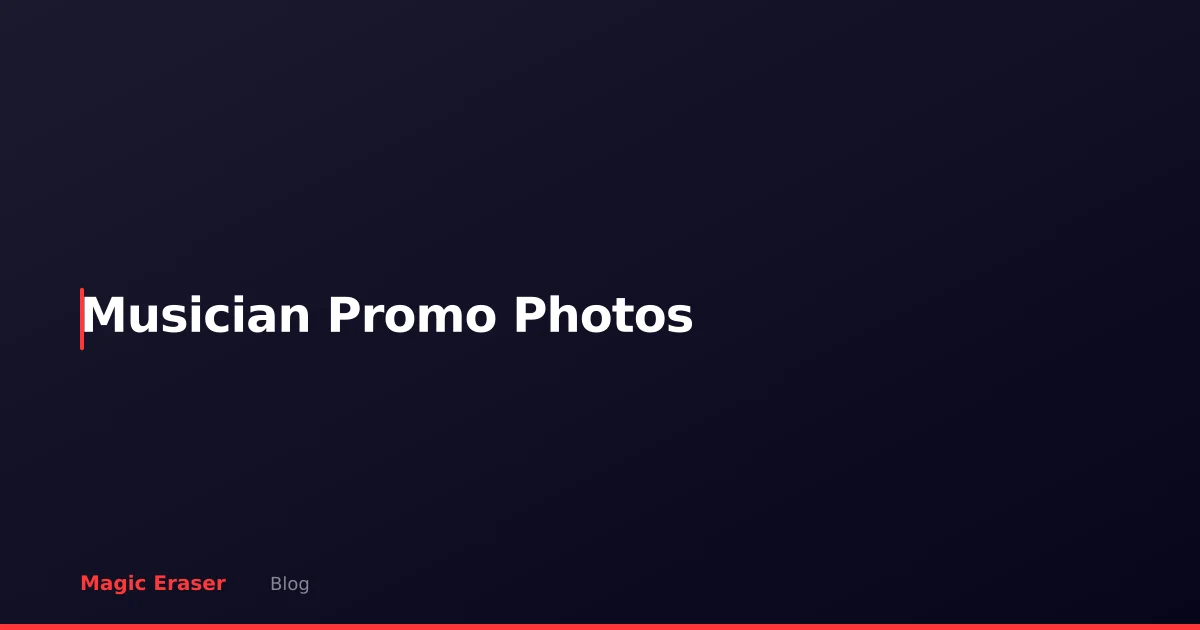 Band & Musician Promo Photos: AI Editing for Artists on Any Budget