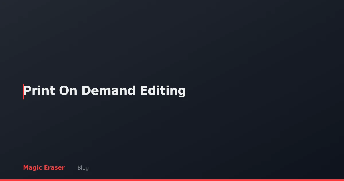 Photo Editing for Print-on-Demand: AI Tools for Redbubble, Merch & Printful