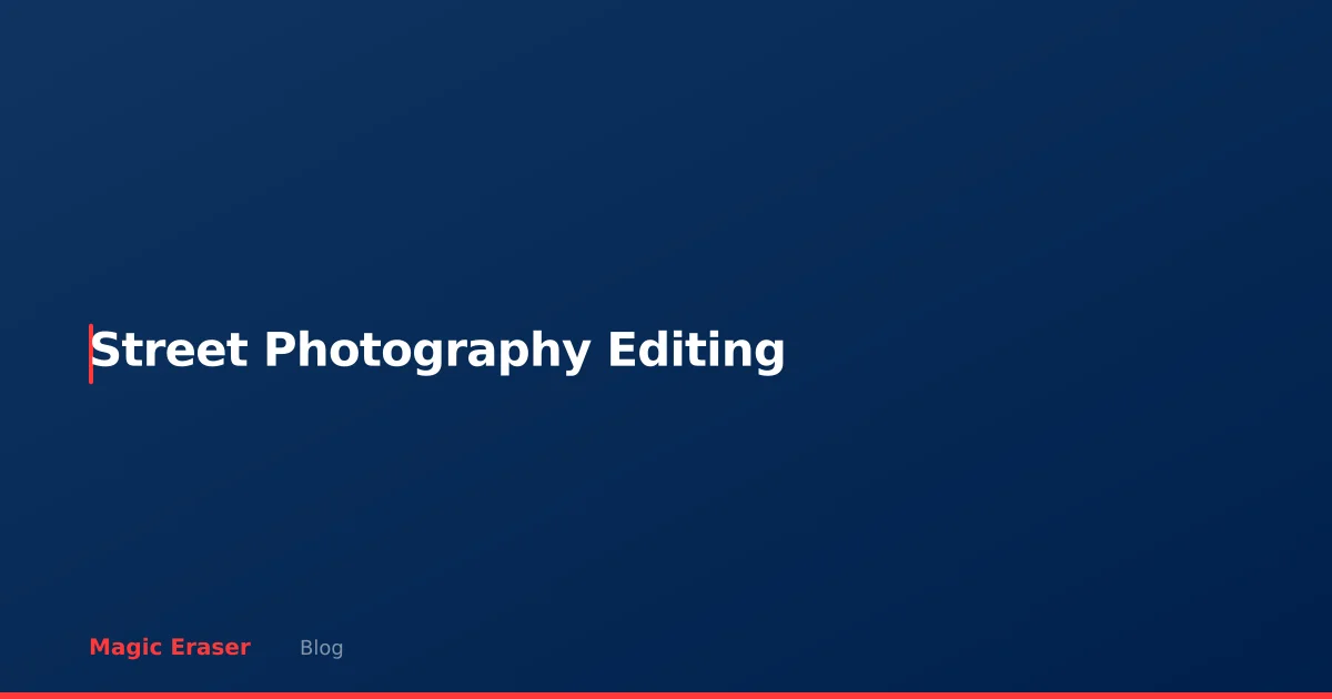 Street Photography Editing: AI Tips for Urban Photo Storytelling