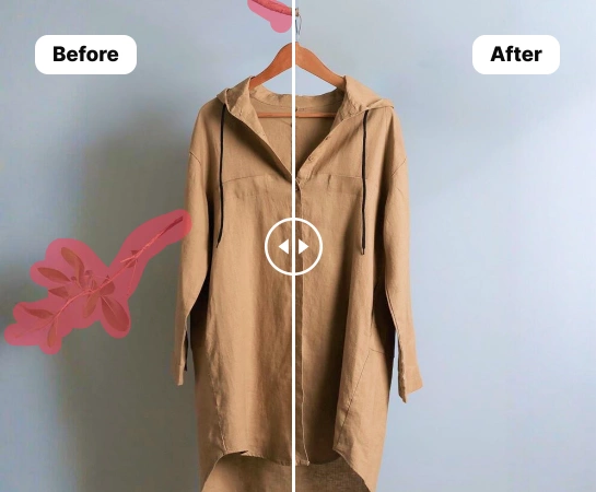 Remove unwanted objects from product photos