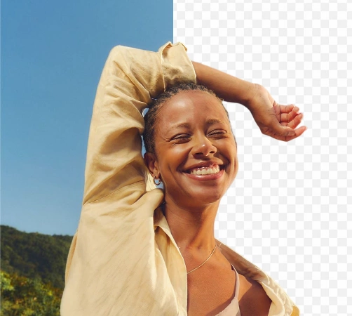 Remove background sample right