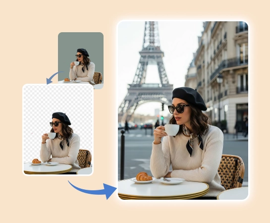 Complete remove background workflow
