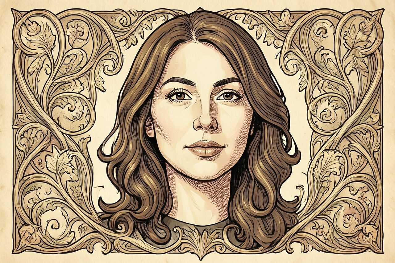 مثال على فلتر الصور Art Nouveau بالذكاء الاصطناعي