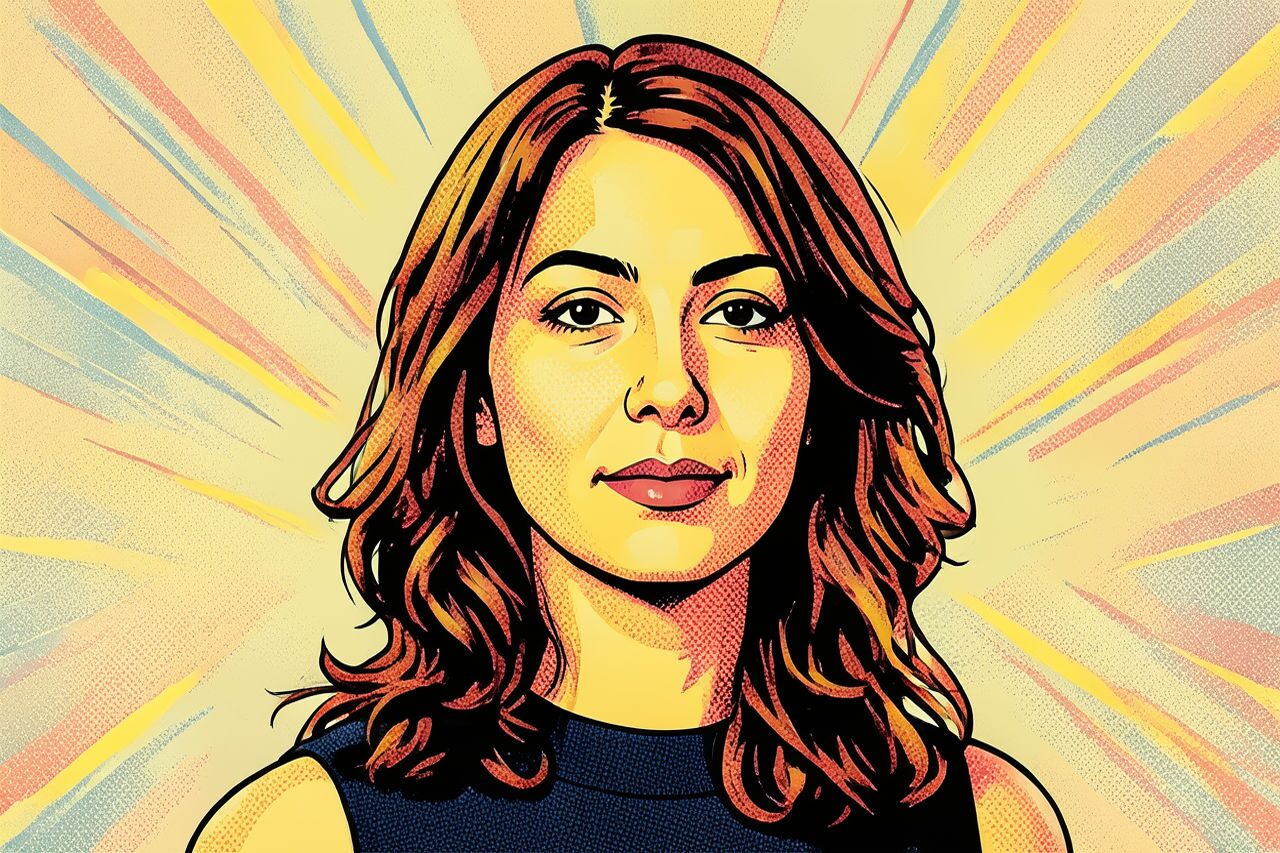 Pop Art AI photo filter result