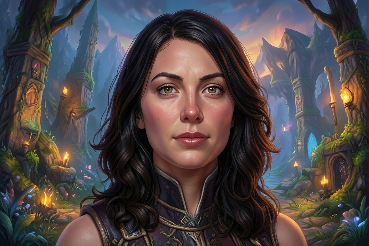 مثال على فلتر الصور RPG Fantasy Game بالذكاء الاصطناعي