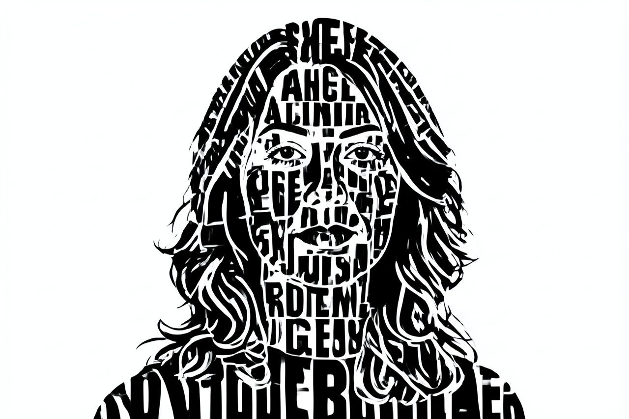 مثال على فلتر الصور Typographic بالذكاء الاصطناعي