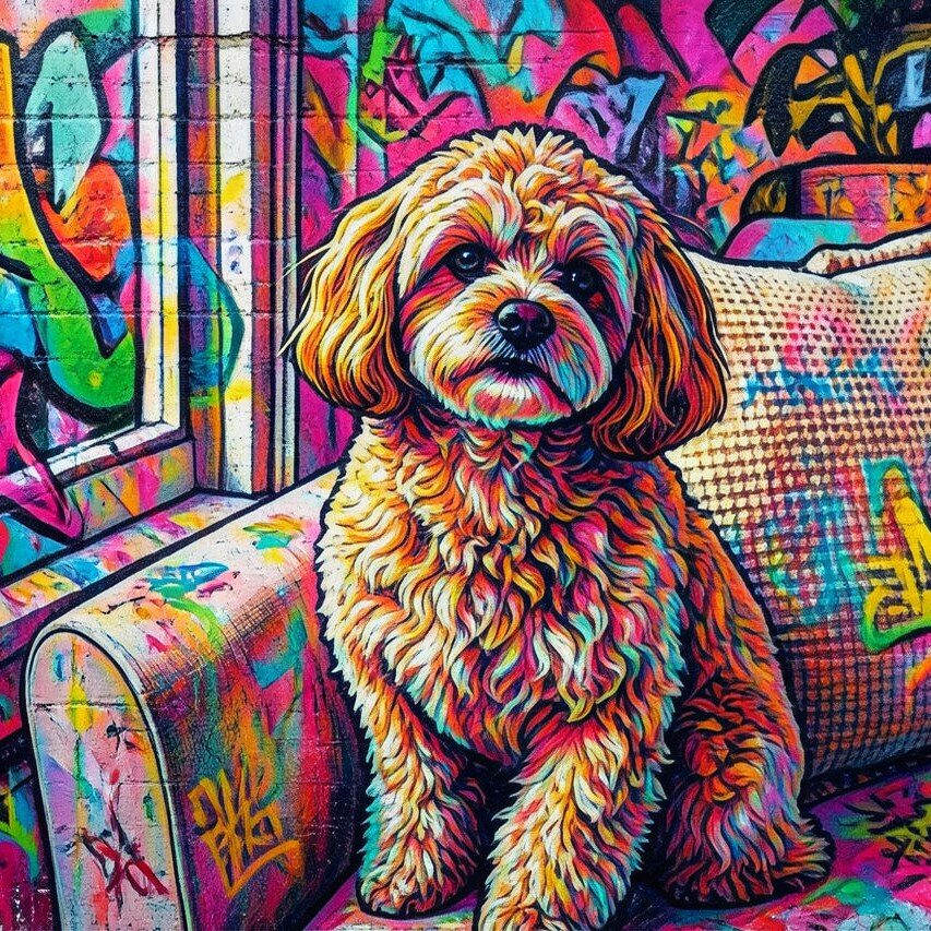 Graffiti AI filter pet result
