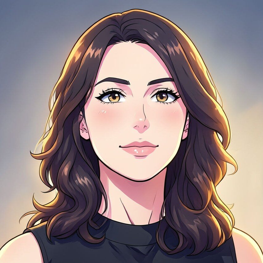 Anime AI filter portrait result