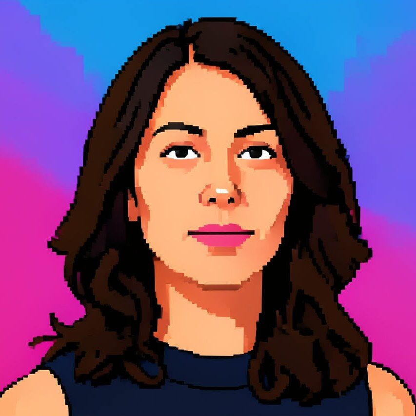 Pixel AI filter portrait result