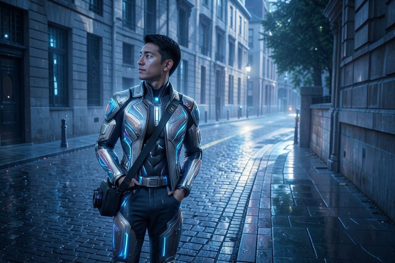 Techwear Fashion AI filter after example
