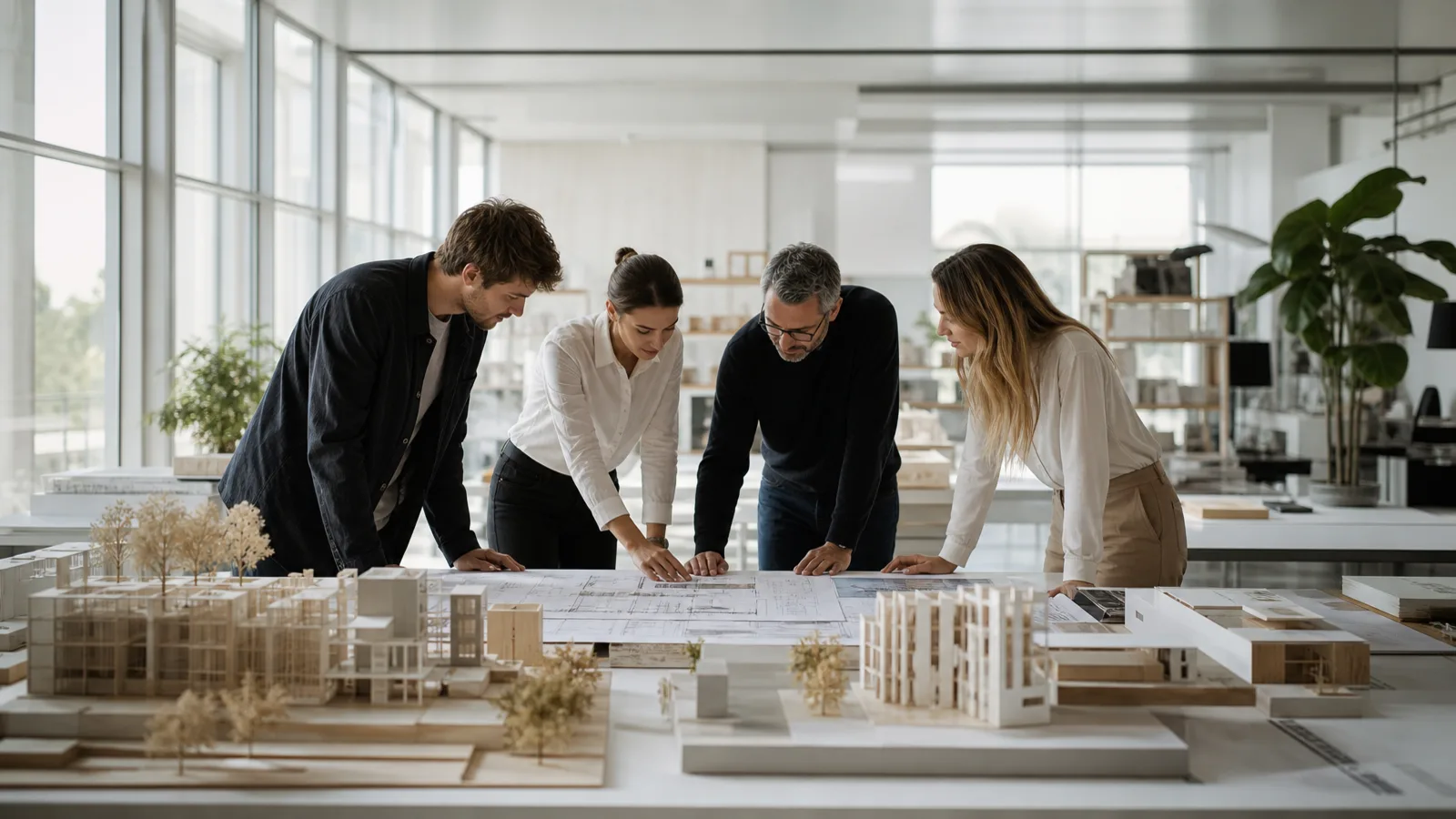 Architektur workspace — illustrative photograph