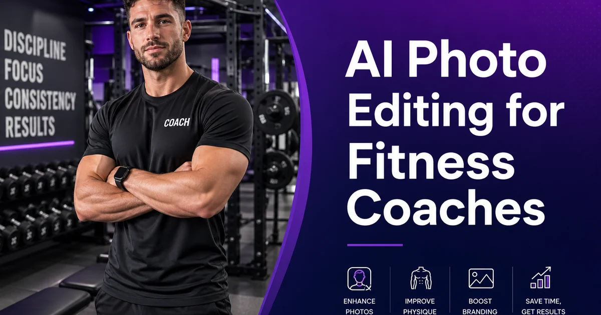 AI Photo Editing for Fitness Coaches: Before-and-After Transformations That Convert