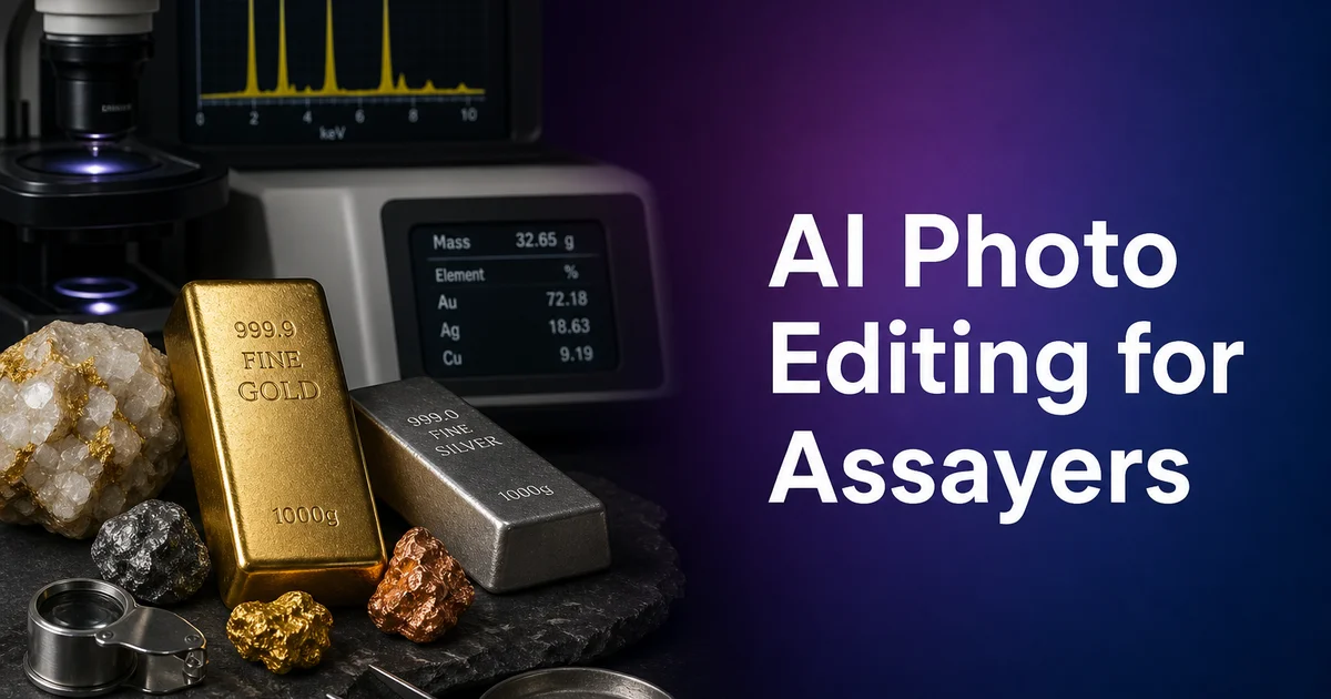 AI Photo Editing for Assayers: Document Precious Metal Analysis — Magic Eraser