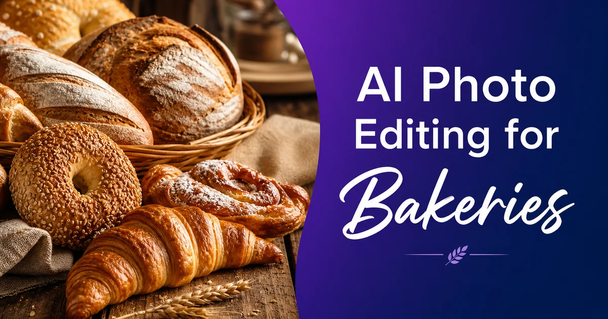 AI Photo Editing for Bakeries: Make Every Pastry Look Irresistible