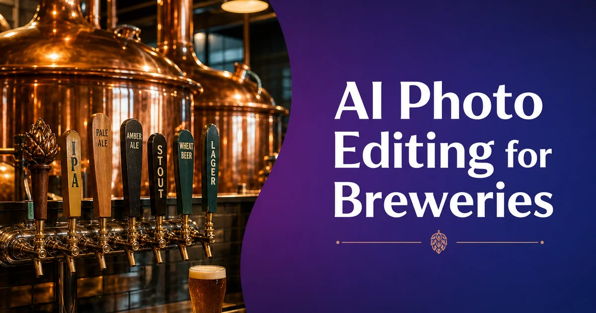 AI Photo Editing for Breweries: Better Taproom Photos, Can Art, and Social Media