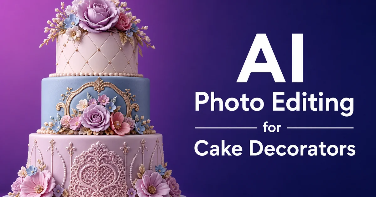 AI Photo Editing for Cake Decorators — Magic Eraser