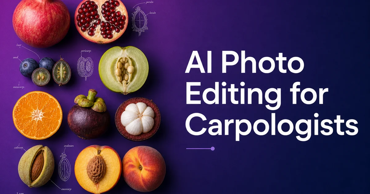 AI Photo Editing for Carpologists — Magic Eraser