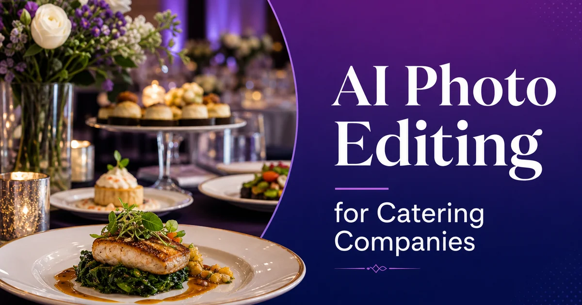 AI Photo Editing for Catering Companies — Magic Eraser