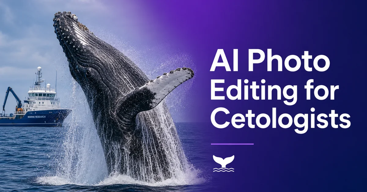 AI Photo Editing for Cetologists — Magic Eraser