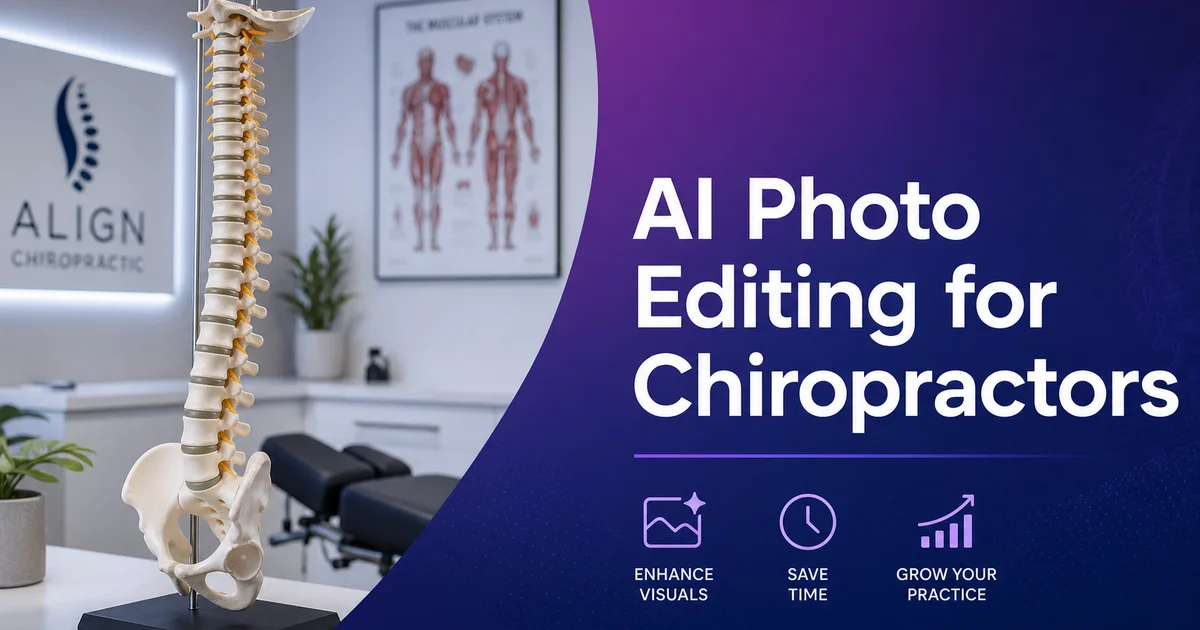 AI Photo Editing for Chiropractors — Magic Eraser