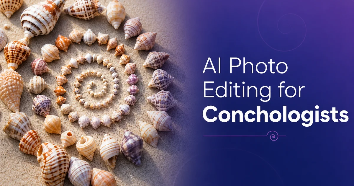 AI Photo Editing for Conchologists: Document and Study Shells — Magic Eraser