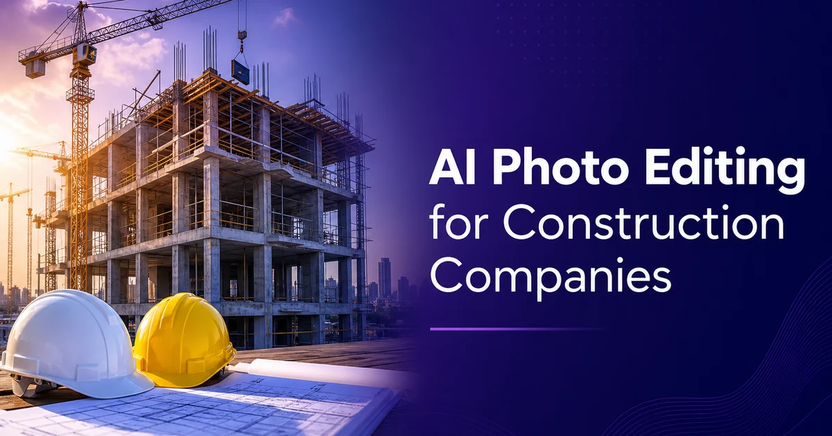 AI Photo Editing for Construction Companies: Build a Portfolio That Wins More Bids