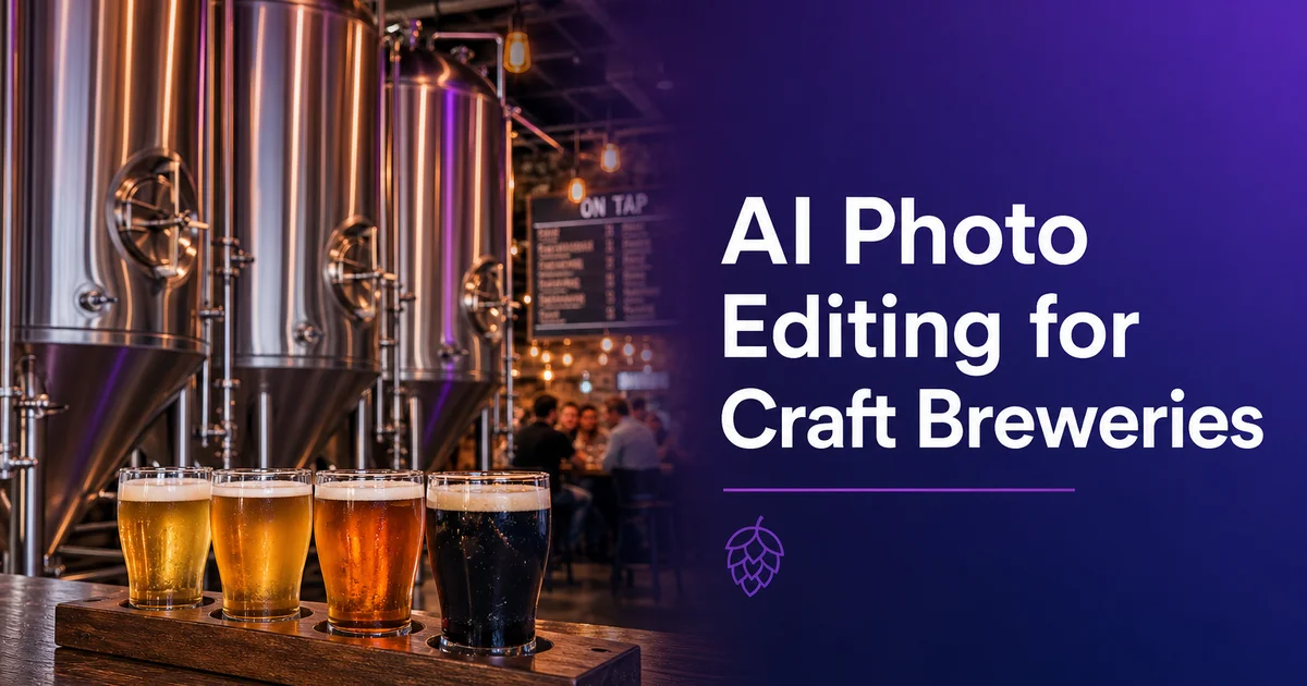 AI Photo Editing for Craft Breweries — Magic Eraser