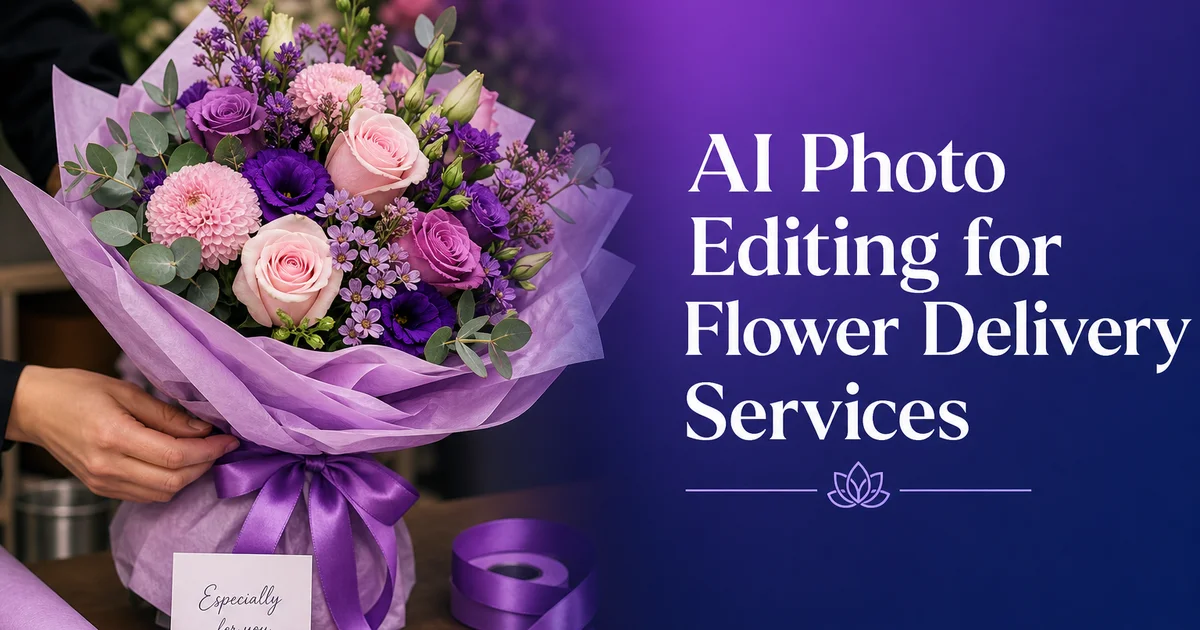 AI Photo Editing for Flower Delivery Services — Magic Eraser