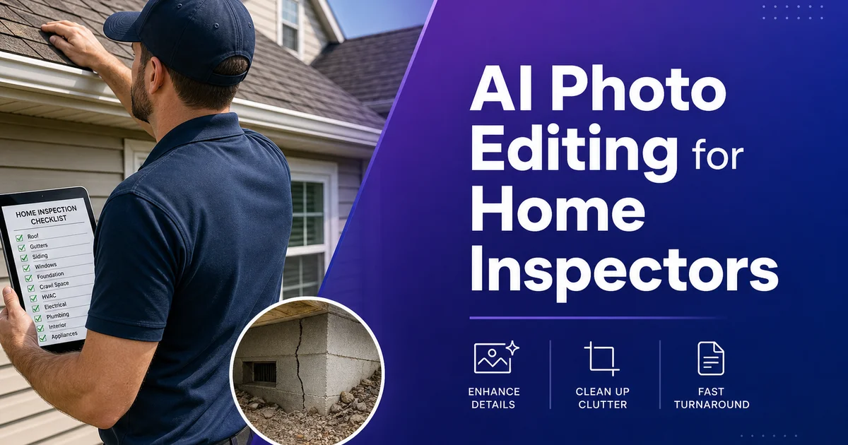 AI Photo Editing for Home Inspectors — Magic Eraser