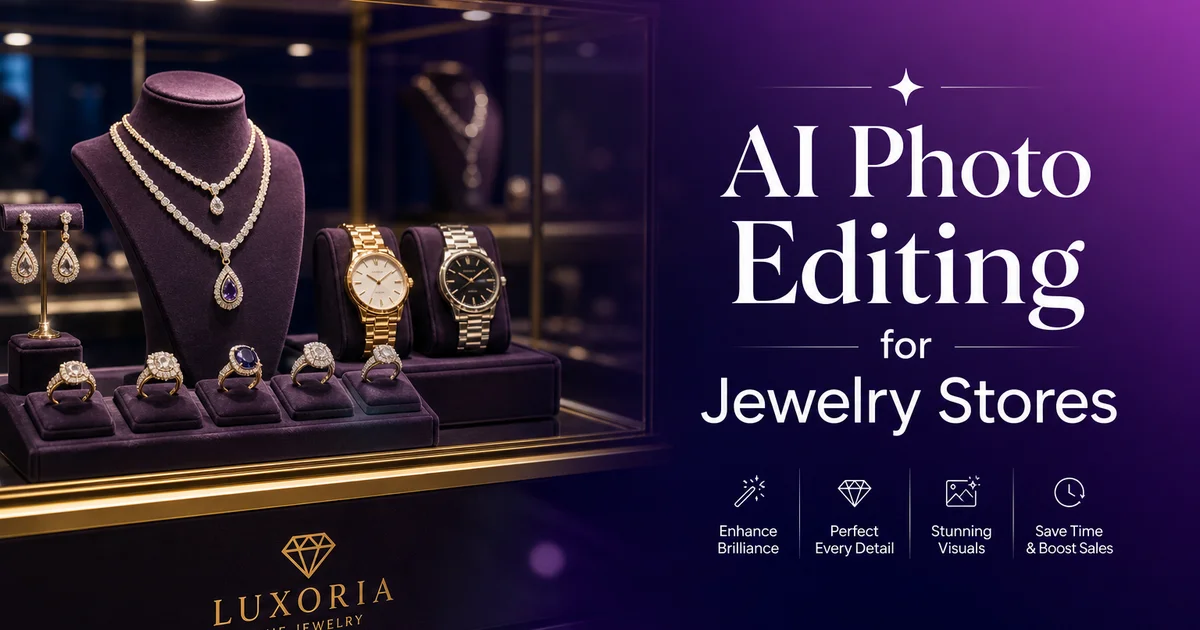 AI Photo Editing for Jewelry Stores: Showcase Every Sparkle