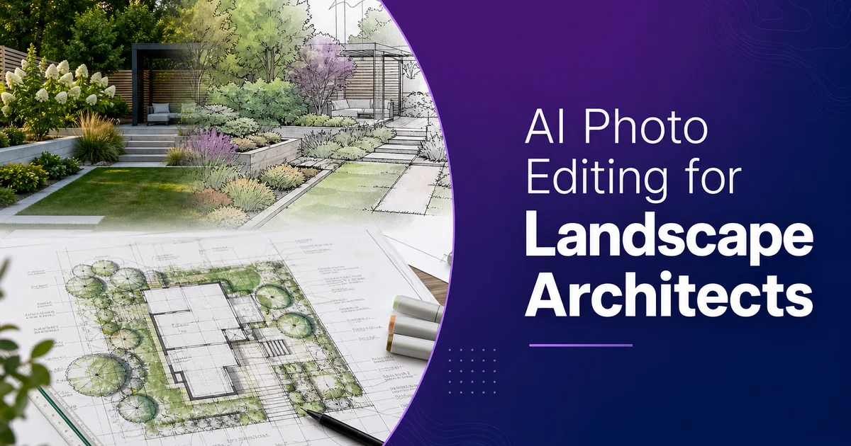 AI Photo Editing for Landscape Architects: Site Analysis to Client Presentation