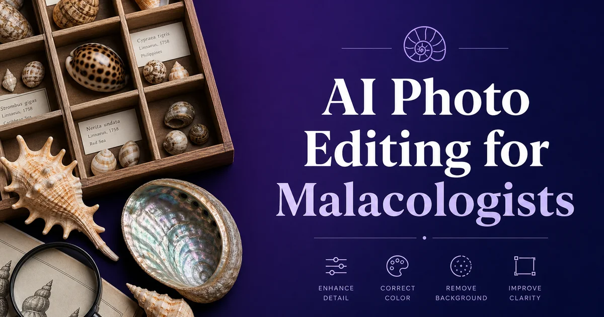 AI Photo Editing for Malacologists — Magic Eraser