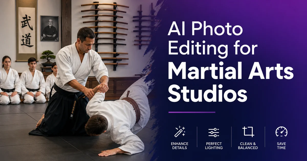 AI Photo Editing for Martial Arts Studios — Magic Eraser