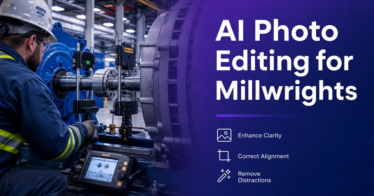 AI Photo Editing for Millwrights: Showcase Industrial Machinery — Magic Eraser