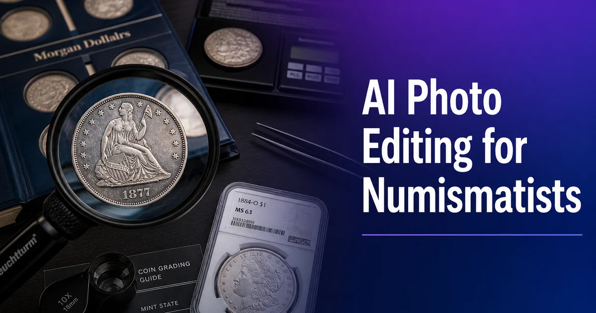 AI Photo Editing for Numismatists: Document Coin Collections — Magic Eraser