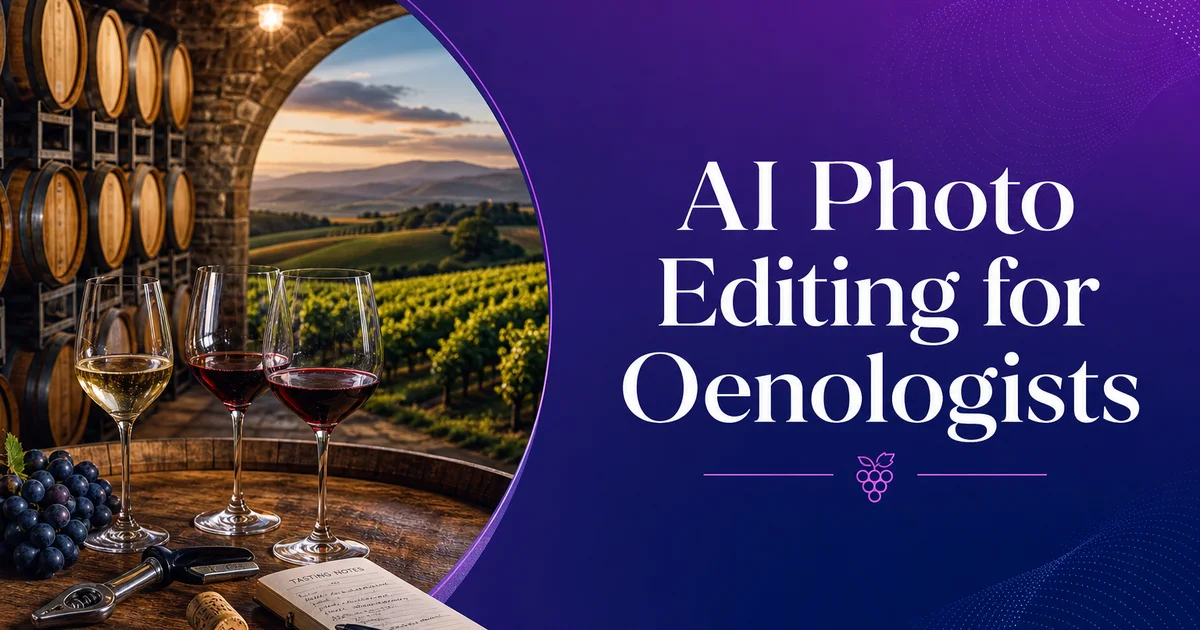 AI Photo Editing for Oenologists — Magic Eraser