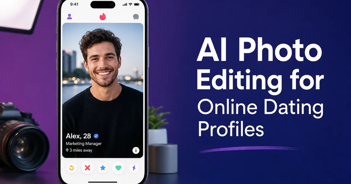 AI Photo Editing for Online Dating Profiles: Look Your Best Without Looking Fake