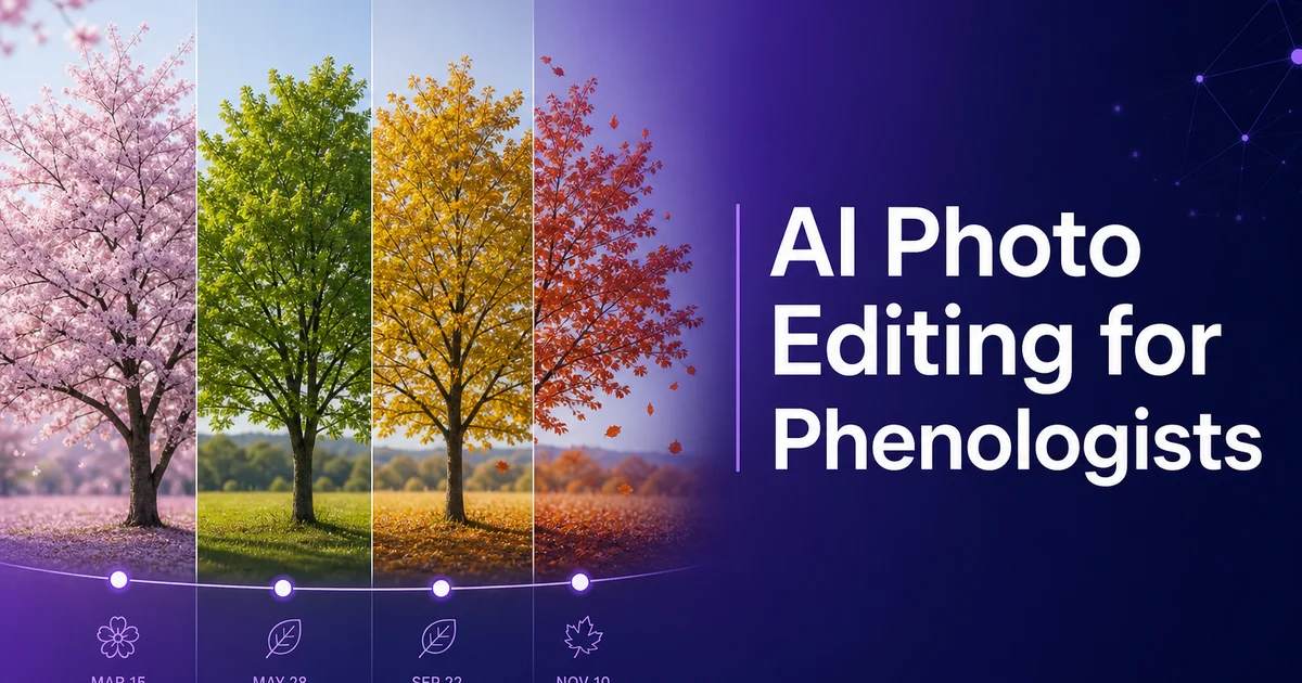 AI Photo Editing for Phenologists — Magic Eraser