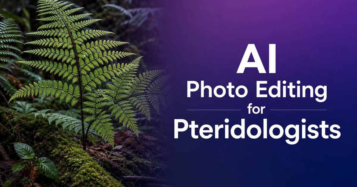 AI Photo Editing for Pteridologists: Document Ferns and Lycophytes — Magic Eraser